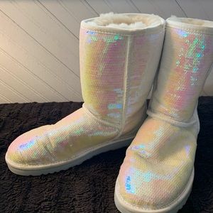 Limited edition authentic “I do” Ugg’s size 9